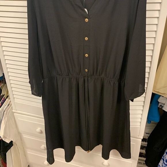 New Naïf black dress gold buttons - Picture 4 of 5